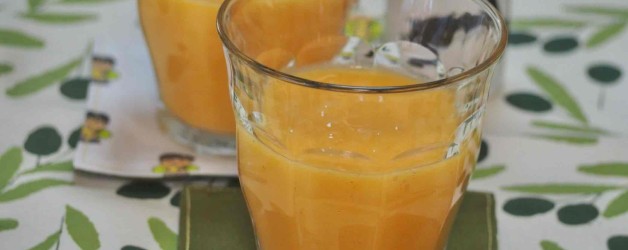 オリーブオイルで免疫力が上がる！柿と甘酒のスムージー