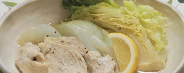 蓋付きフライパンがあればできる！フランスの蒸し料理エチュベ〜オリーブ香る春野菜とチキンのエチュベ〜