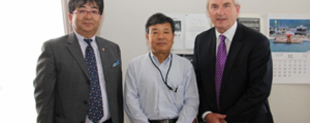 OSAJ Chairman TADA and Paul Miller, President/AOA visited Shodoshima Mayor