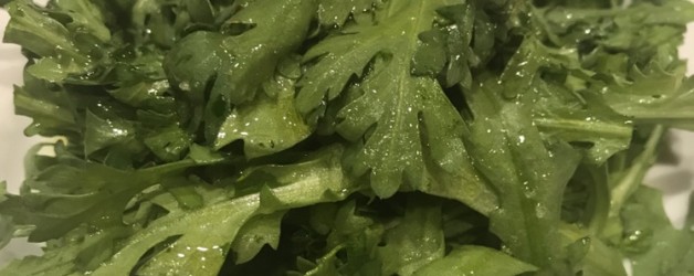 春菊の盛るだけ簡単サラダ